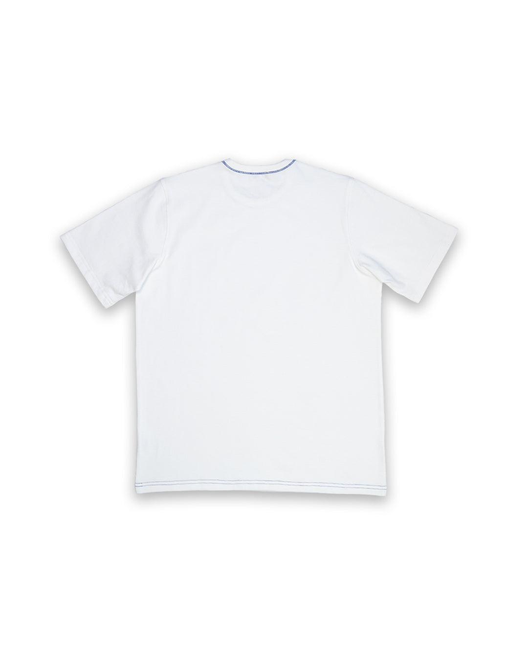 Steek - 300GSM Organic Cotton T-shirt Regular fit White / Blue